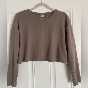 Aritzia Sunday Best Baby Waffle Longsleeve (Size M)